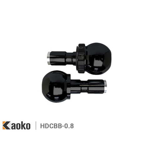 Kaoko Throttle Stabiliser for select Harley Davidson Cannon Ball Shape (Black finish) model (21mm ID Handlebars)