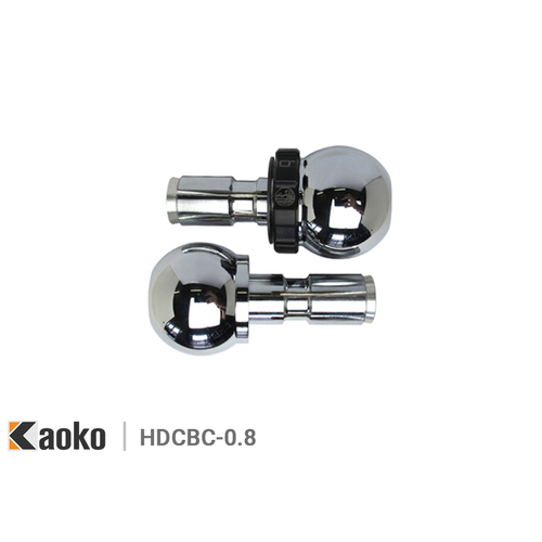 Kaoko Throttle Stabiliser for select Harley Davidson Cannon Ball Shape (Chrome finish) model (21mm ID Handlebars)