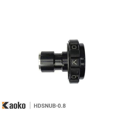 Kaoko Throttle Stabiliser for select Harley Davidson Snubbie Shape (Black finish) model (21mm ID Handlebars)