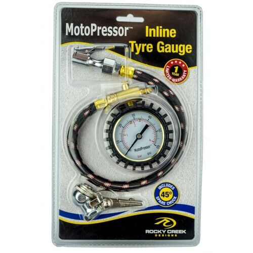 Rocky Creek Designs Motopressor Inline Tyre Gauge