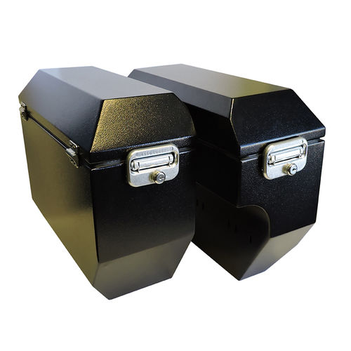 Jesse Luggage Odyssey II 8" Right High Pannier Set with Racks for the BMW R1200GSW (2013-current)