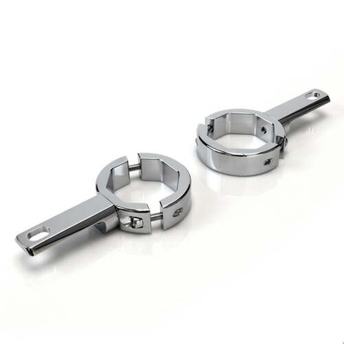 Denali 39mm-49mm Tube Mount Kit For Mounting Auxiliary Lights To Conventional Fork Tubes