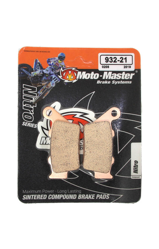 Moto-Master BMW/KTM/Triumph ADV Nitro Series Rear Brake Pads