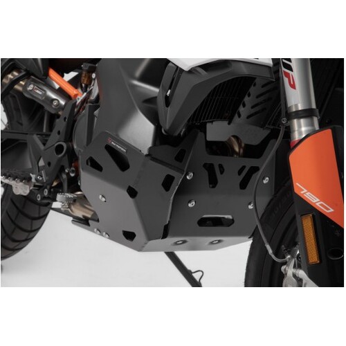 SW Motech Engine Guard/Skid Plate to suit the KTM 790 Adventure/R (2019-) 890 Adventure (2021-) [Colour Option: Black]