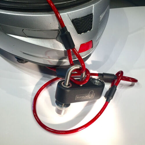 Moto Manufacturing MirrorLok Helmet Cable