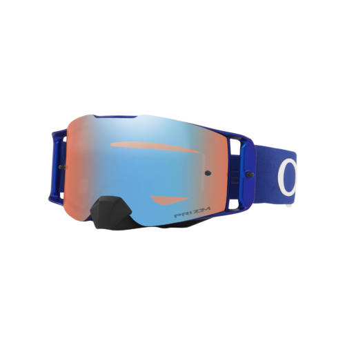 Front Line™ MX Goggles with Prizm Mx Sapphire Iridium Lenses,  Moto Blue Strap