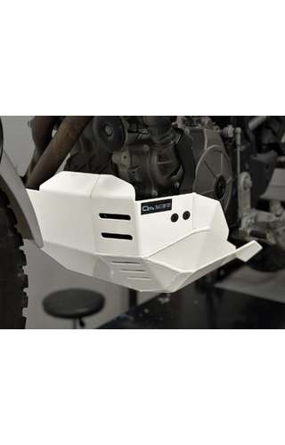 Outback Motortek Aprilia Tuareg 660 22-25 Glossy White Skid Plate