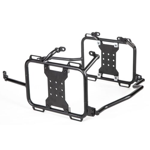 Outback Motortek Pannier Racks for Aprilia Tuareg 660 ('22-'24) [Colour Option: Matte Black] [Rack Style: X-Frame]