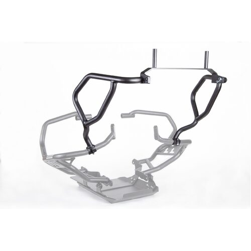 Outback Motortek Upper Crash Bars For BMW R1250GS ('19-'23) [Colour: Matte Black]