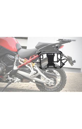 Outback Motortek Ducati Multistrada V4/S 21-24 Black X-Frame Pannier Racks