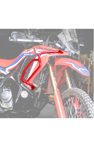 Outback Motortek Honda CRF300 Rally 21-26 Red Crash Bars