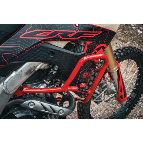 Outback Motortek Honda CRF450L/RL ('18-'25) Crash Bars [Colour Option: Glossy Red]
