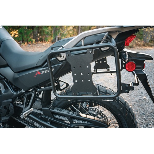 Outback Motortek Pannier Racks for Honda XL750 Transalp ('23-'25) [Colour Option: Matte Black] [Rack Style: X-Frame]