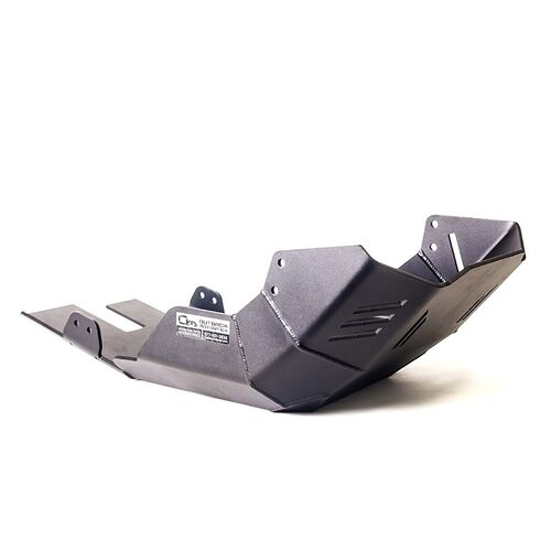 Outback Motortek Skid Plate For KTM 1090/1290 (2017-2020) 1190 (All Years) Adventure R/S [Colour:Black] [Compatibility: Centre Stand Compatible]