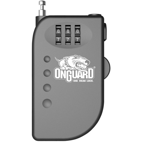 OnGuard Helmet Lock Retractable Cable Terrier 2mm x 90cm