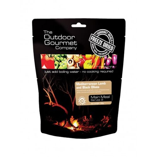 The Outdoor Gourmet Company Mediteranean Lamb with Black Olives Double