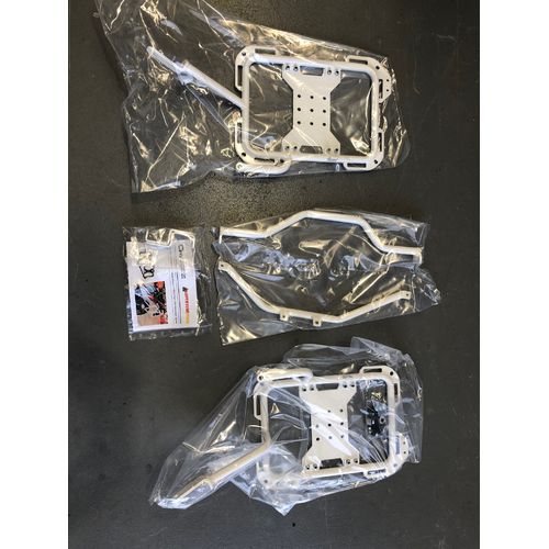 ADVM X-Frames Pannier Racks With Centre Section Honda Africa Twin CRF1000L (2018-Current) White