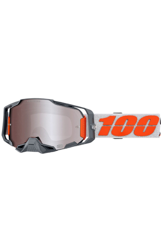 100% Percent Armega Hiper Silver Mirror Goggles