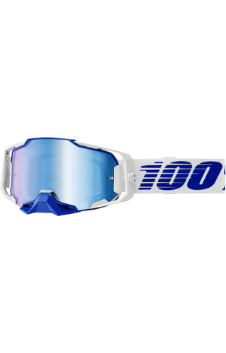 100% Percent Armega Blue Mirror Goggles