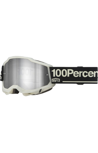 100% Percent Accuri 2 Glow Silver Mirror Goggles