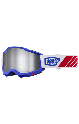 100% Percent Accuri 2 Kolby Silver Mirror Goggles