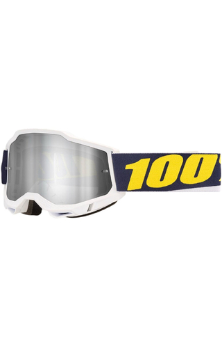 100% Percent Accuri 2 Torc Silver Mirror Goggles