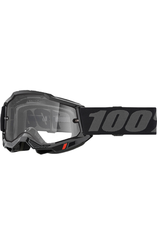 100% Percent Accuri 2 Enduro Moto Black/Grey Clear Goggles