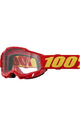 100% Percent Accuri 2 OTG Red Clear Goggles