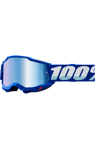 100% Percent Accuri 2 Blue Mirror Goggles