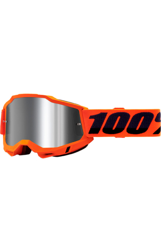 100% Percent Accuri 2 Orange/Silver Mirror Goggles