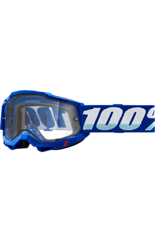 100% Percent Accuri 2 Enduro Moto Blue Clear Goggles