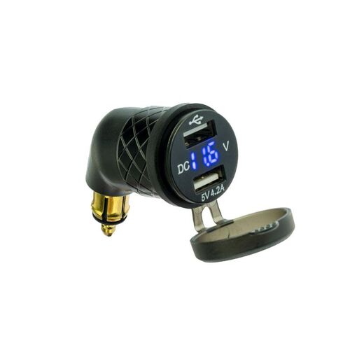 Rocky Creek Designs Dual Port USB Power Adapter & Voltmeter