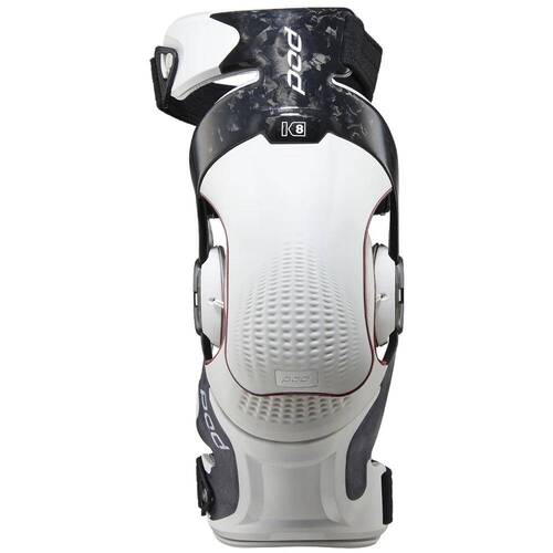 POD K8 3.0 Right Knee Brace [Colour Option: Carbon-White] [Size: Small]