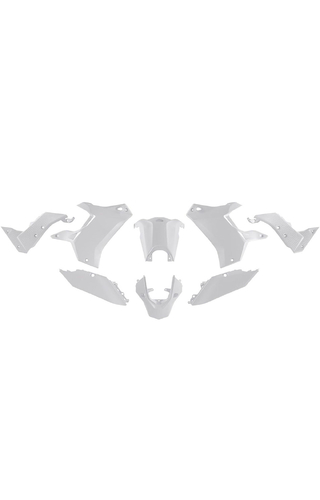 Racetech Yamaha XTZ690 Tenere 700 19-24 White Revolution Plastics Kit