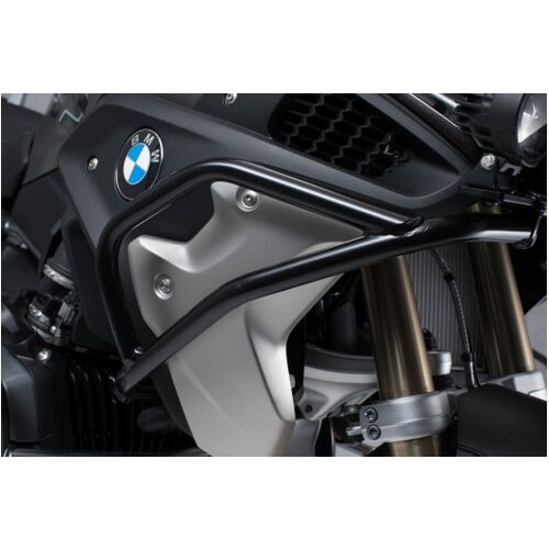 SW Motech Upper Crash Bars to suit the BMW R1200GS LC / RALLYE [Colour Option: Black]