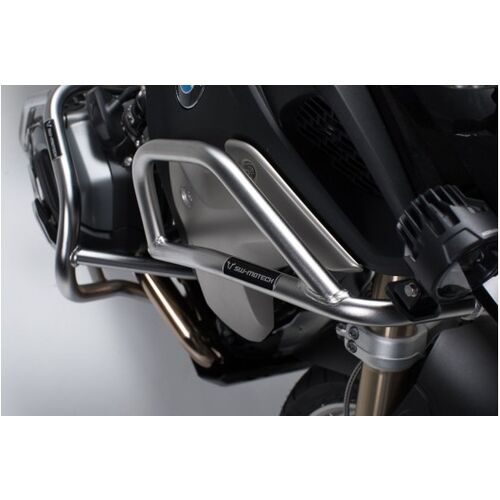 SW Motech Upper Crash Bars to suit the BMW R1200GS / RALLYE ('17-'24), R1250GS Stainless Steel