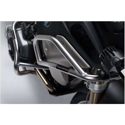 SW Motech Upper Crash Bars to suit the BMW R1200GS / RALLYE '17-, R1250GS STAINLESS STEEL