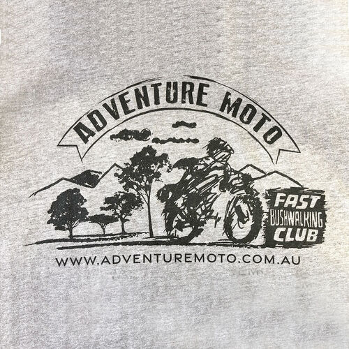 Adventure Moto Fast Bushwalkers Club T-Shirt [Size: Small]