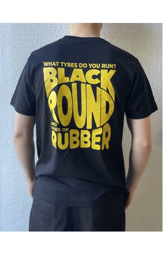 Tyres4Bikes Black Round and Made of Rubber T-Shirt
