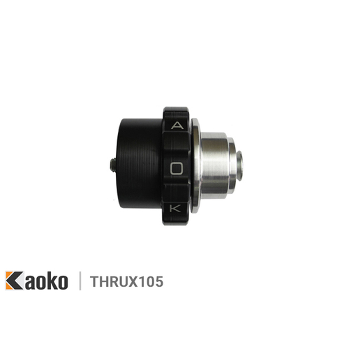 Kaoko Throttle Stabiliser for select Triumph models with 25.4mm handlebars and OEM bar-end mirrors