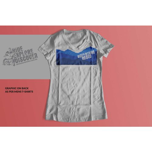 Adventure Moto Mountains Womens T-Shirt [Size: Small]