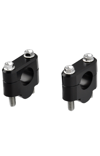 Zeta 7/8" Universal +19mm Black Handlebar Riser Kit