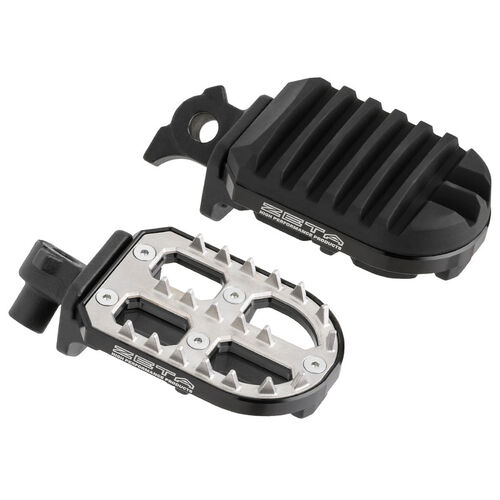 Zeta Yamaha Tenere 700 ('19-'24) Adjustable Adventure Footpegs 60mm Black